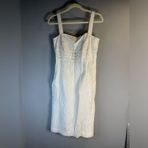 White eyelet dress